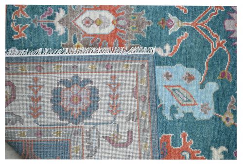 Hand Knotted Oushak Rug 8' X 10'